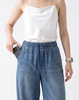 Cooling, Breathable & Stretchy Relax Denim joggers With Elastic Waistband