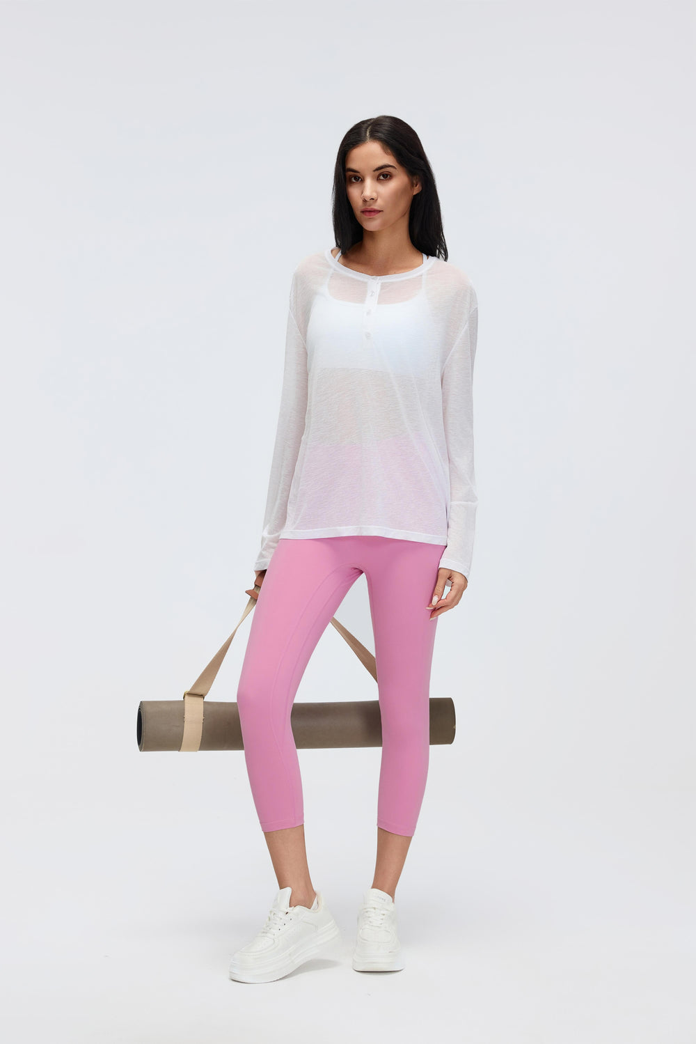 Buy 1, Get 1 Free - Tummy Tucking & Camel-Toe Proof Contour Petite 7/8 Leggings