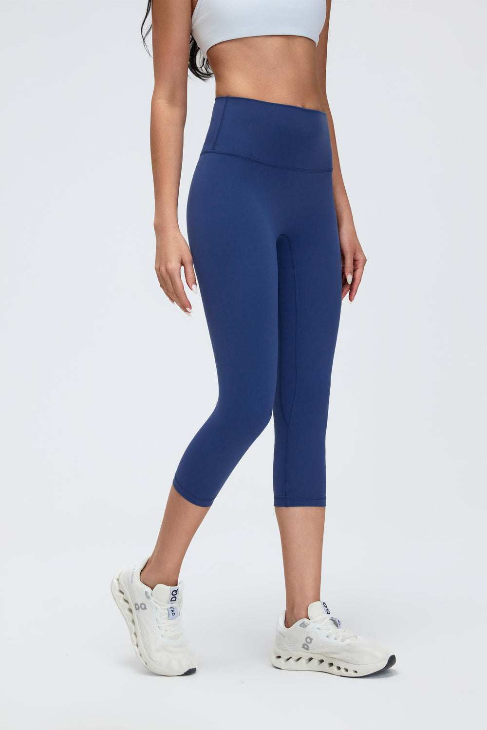 Buy 1, Get 1 Free - Tummy Tucking & Camel-Toe Proof Contour Petite 7/8 Leggings
