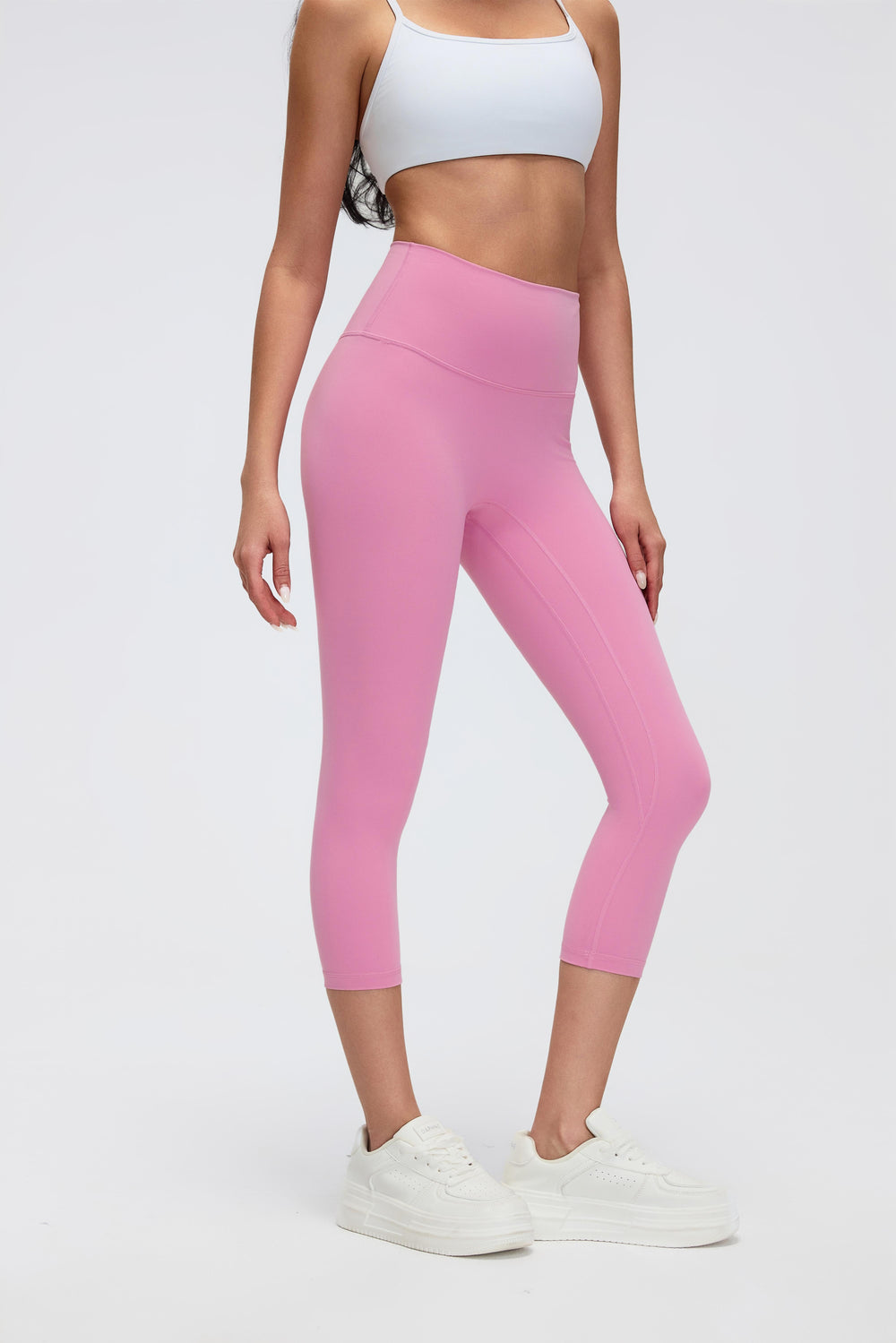 Buy 1, Get 1 Free - Tummy Tucking & Camel-Toe Proof Contour Petite 7/8 Leggings