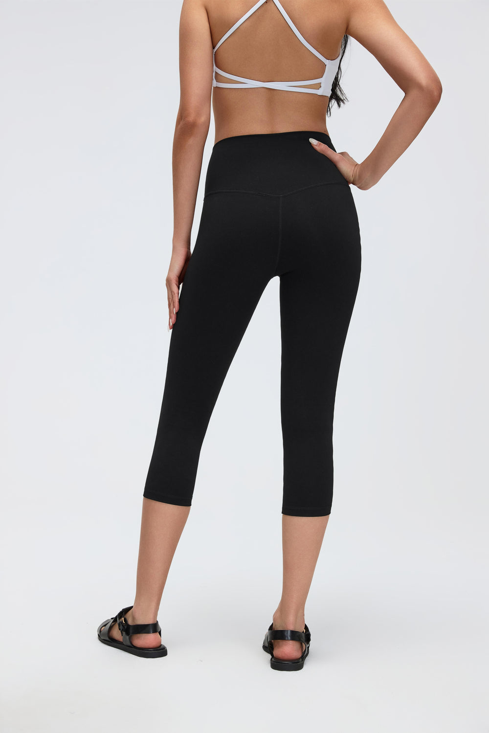 Buy 1, Get 1 Free - Tummy Tucking & Camel-Toe Proof Contour Petite 7/8 Leggings
