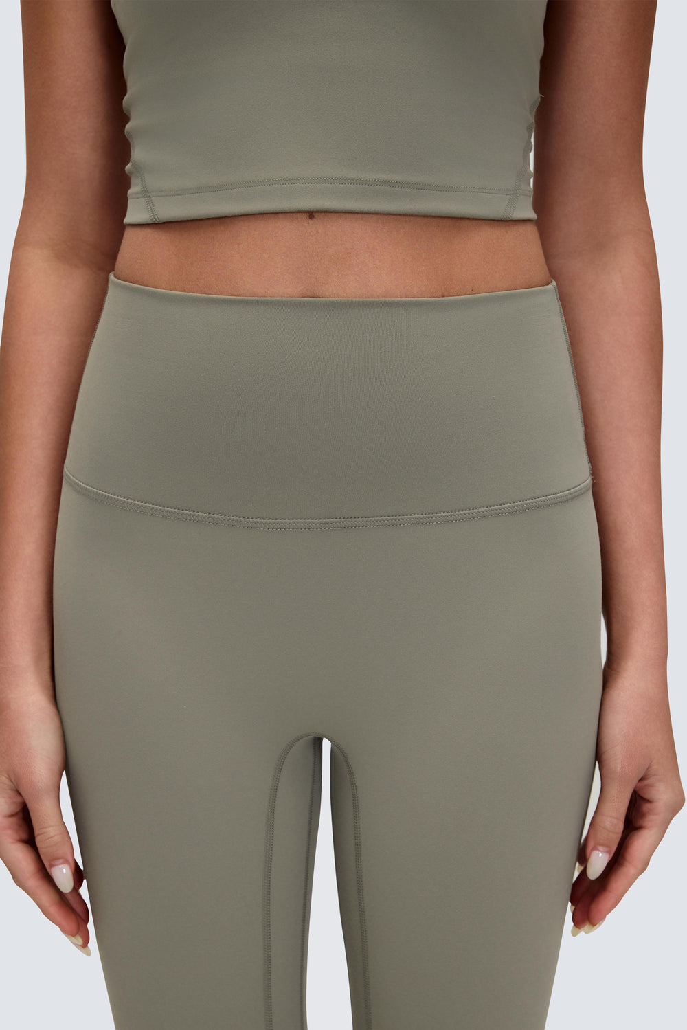 Buy 1, Get 1 Free - Tummy Tucking & Camel-Toe Proof Contour Petite 7/8 Leggings