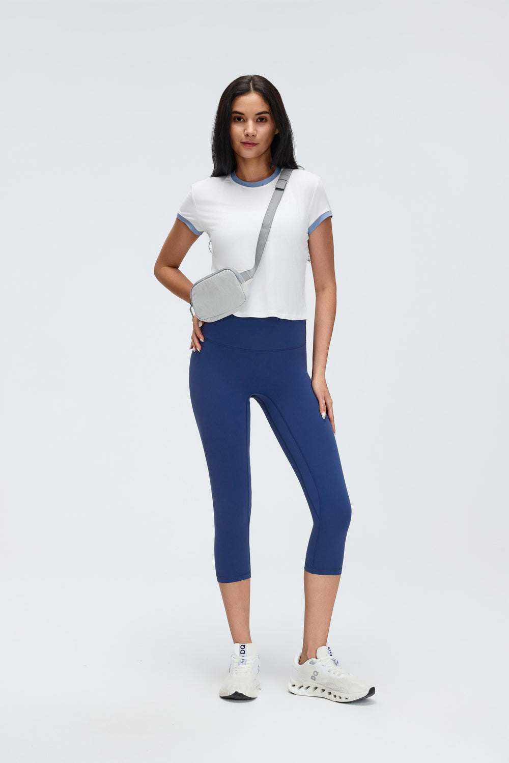 Buy 1, Get 1 Free - Tummy Tucking & Camel-Toe Proof Contour Petite 7/8 Leggings