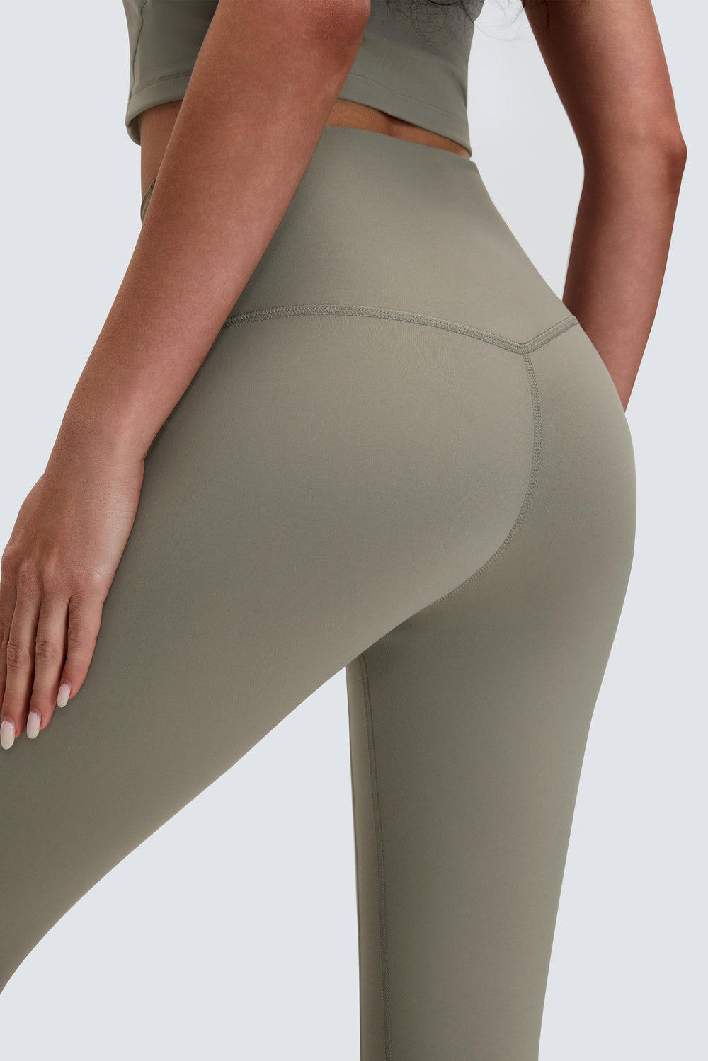 Buy 1, Get 1 Free - Tummy Tucking & Camel-Toe Proof Contour Petite 7/8 Leggings