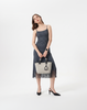 Wrinkle-Free, Cooling & Breathable Free Size Cascade Pleated Set