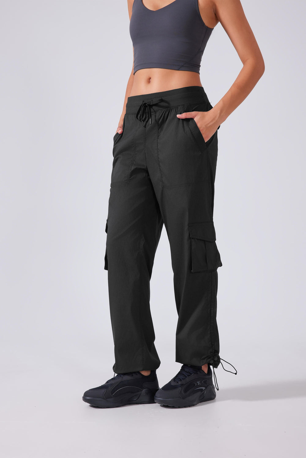 Stretchable Utility Travel Joggers With 6 Pockets