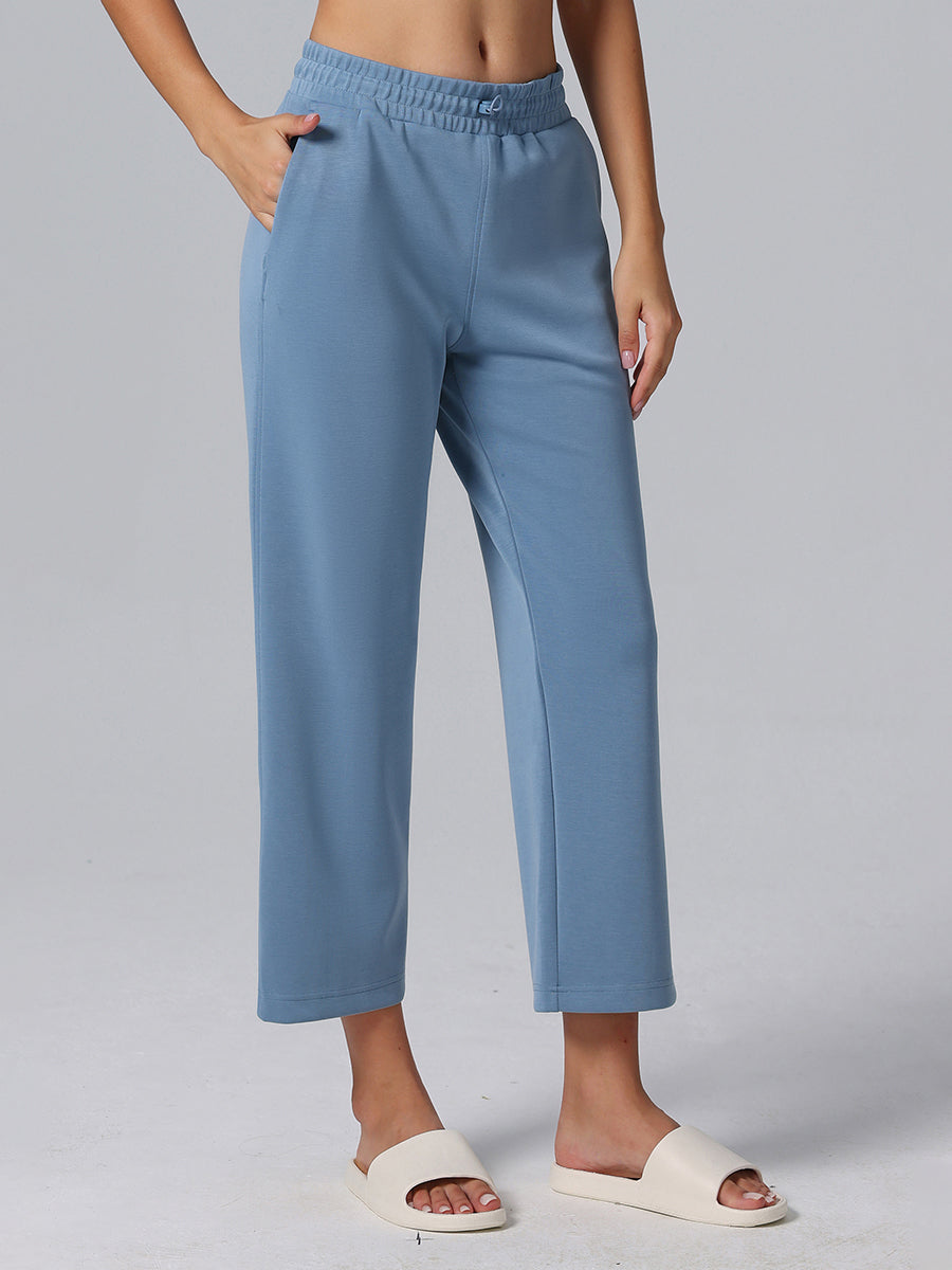 Cooling & Buttery Soft City Explorer Pants With Elastic Waistband & Pockets For Petites