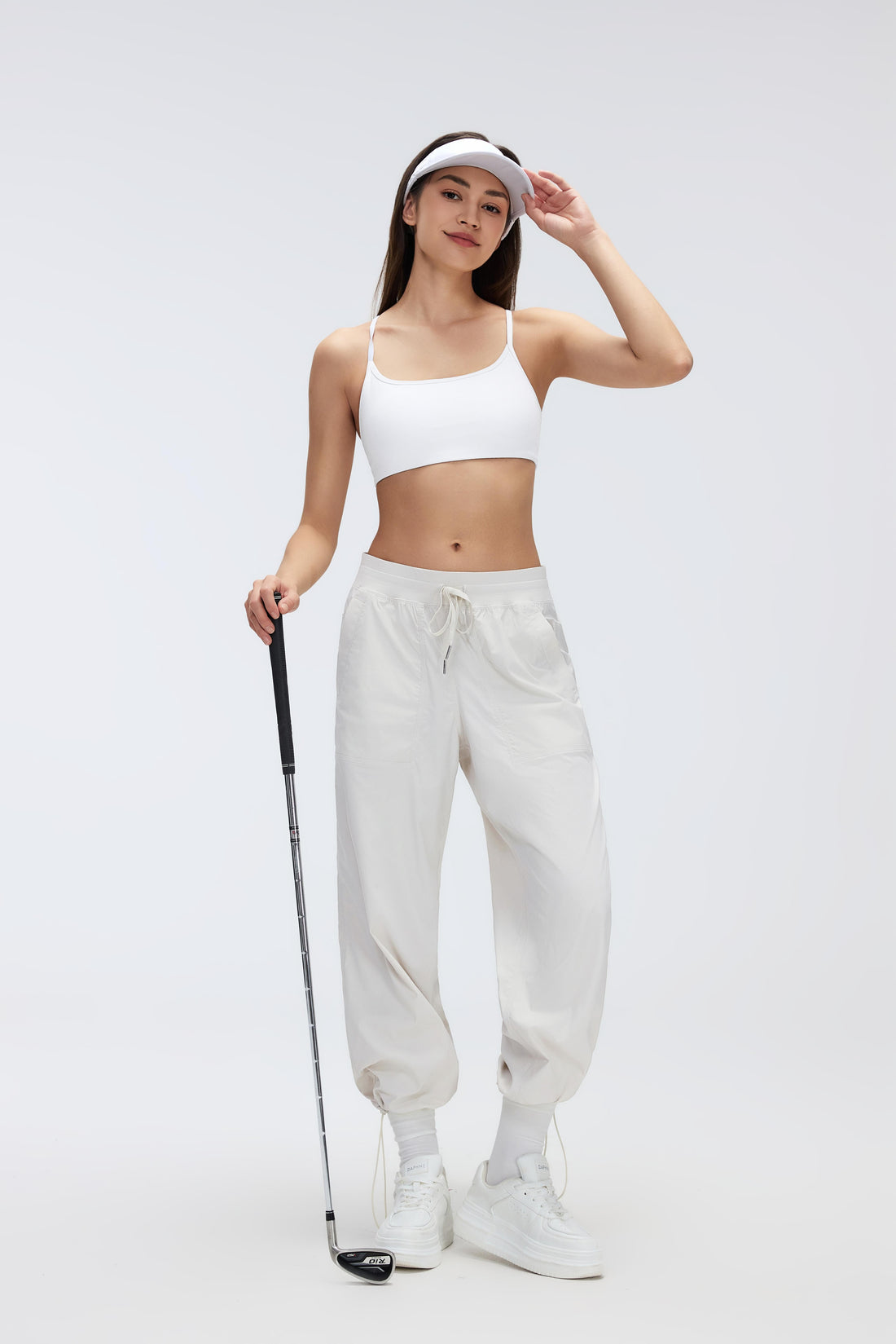 2-In-1 Wrinkle-Free, Cooling & Stretchable Tummy Control Swap Pants With 4 Pockets - For Petities