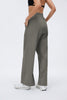 Wrinkle-Free, Cooling & Breathable FlexWork Pants With Stretchy High Waistband With Pockets