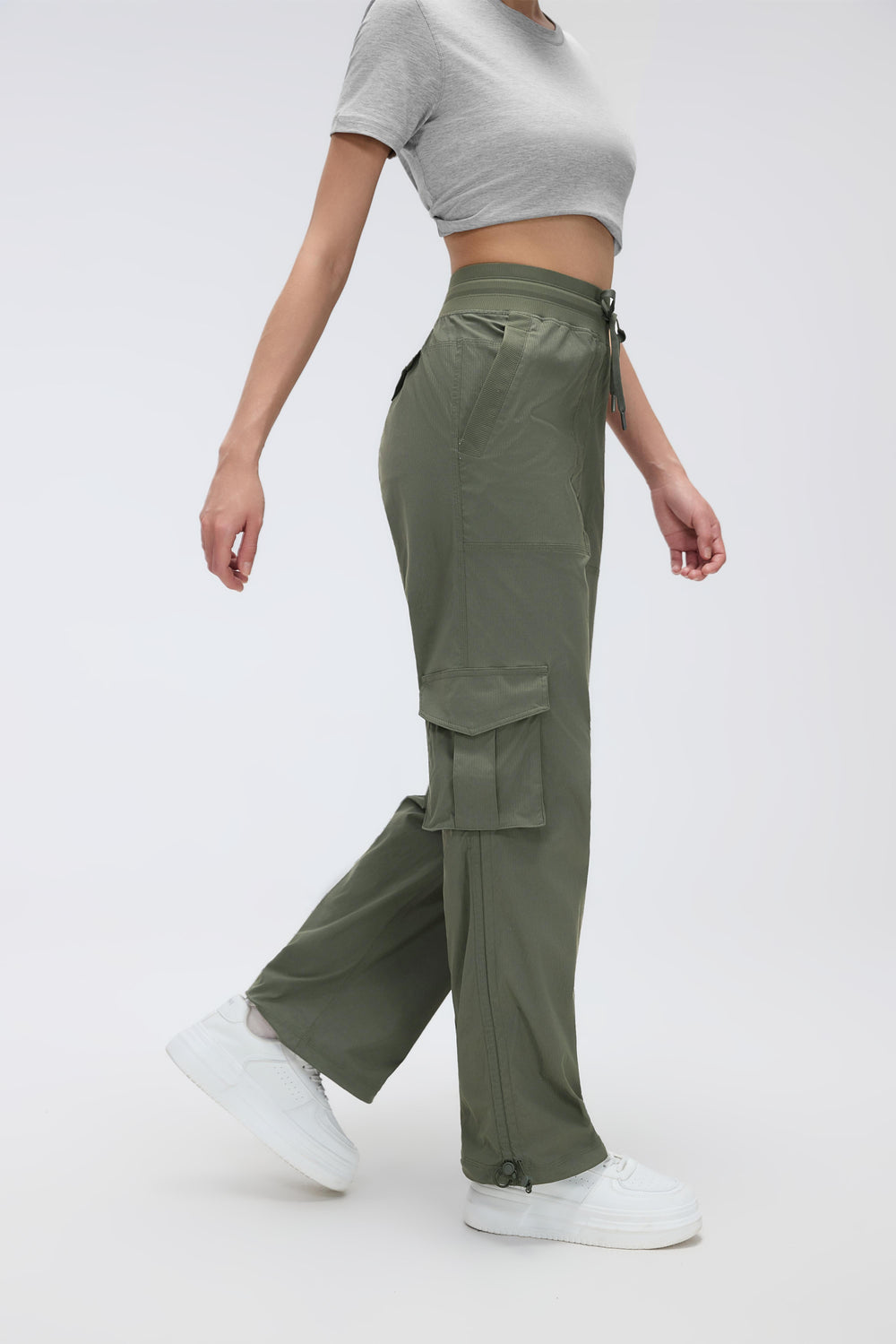 Stretchable Utility Travel Joggers With 6 Pockets