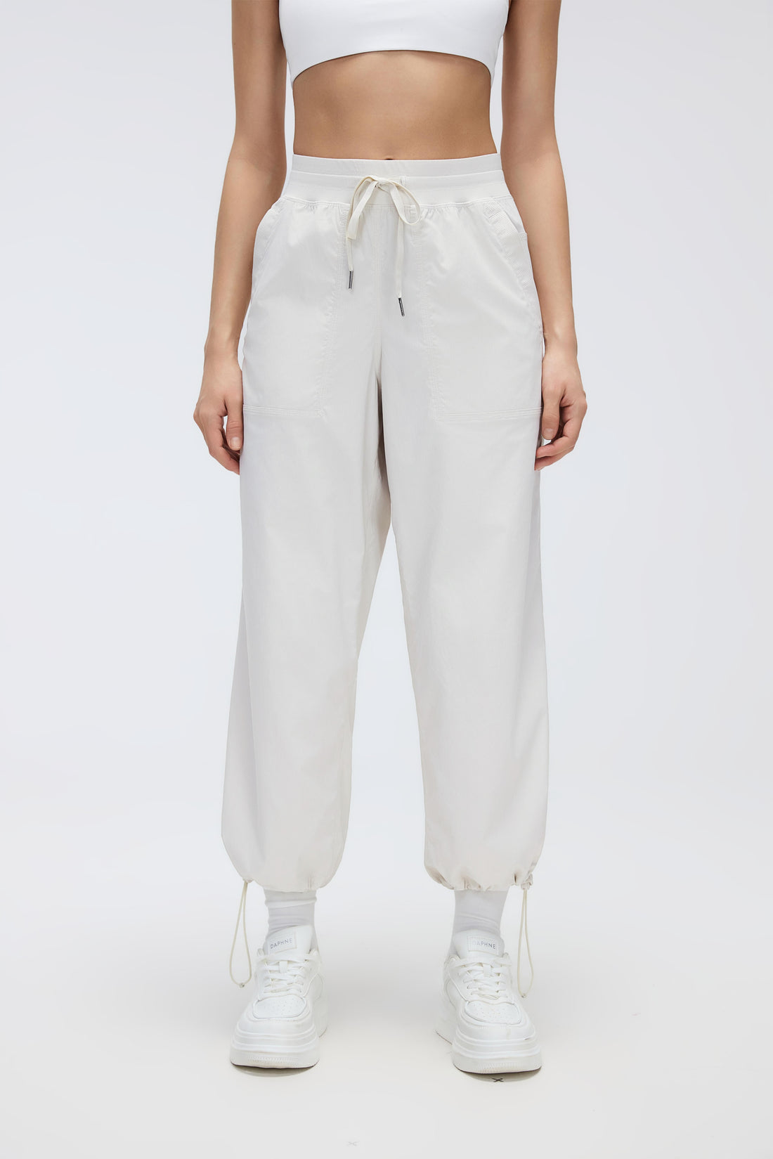 2-In-1 Wrinkle-Free, Cooling & Stretchable Tummy Control Swap Pants With 4 Pockets - For Petities