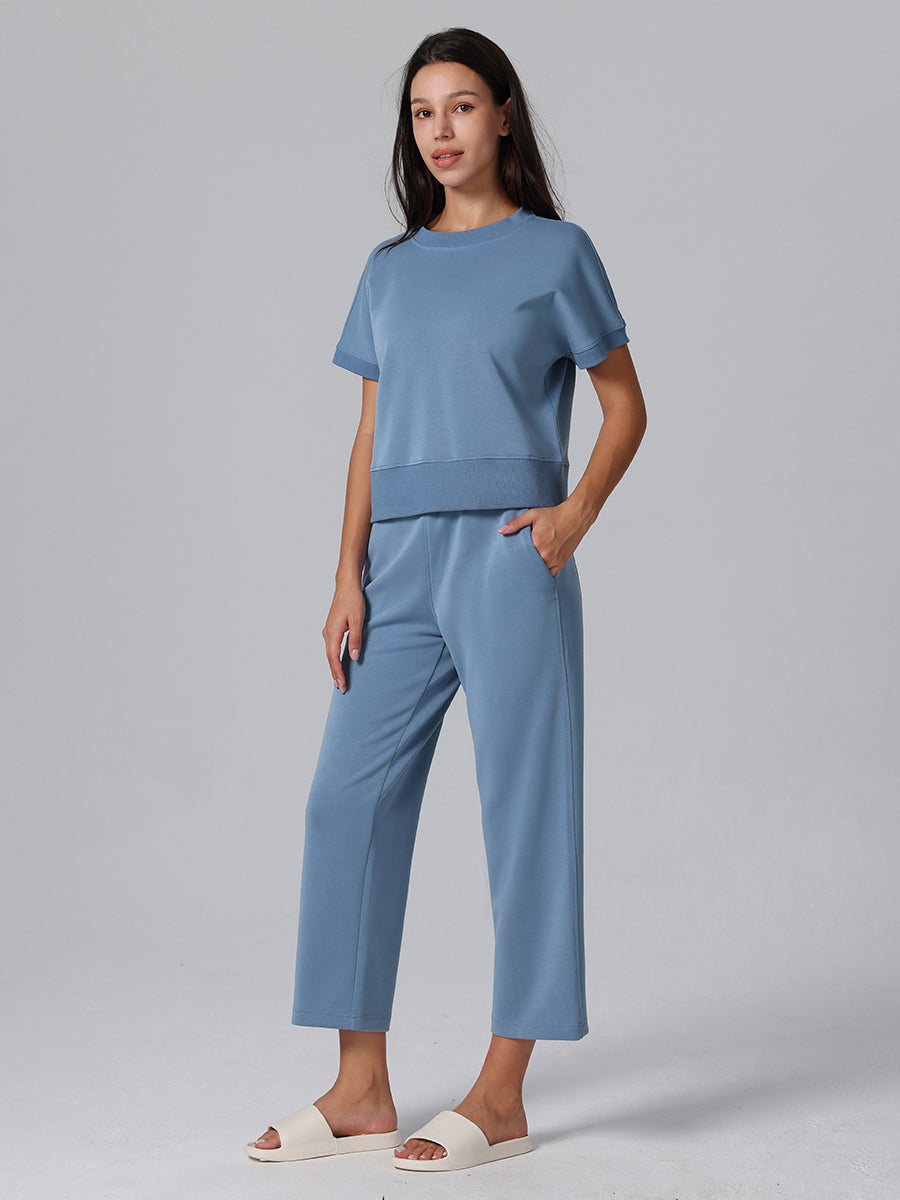 Cooling & Buttery Soft City Explorer Pants With Elastic Waistband & Pockets For Petites