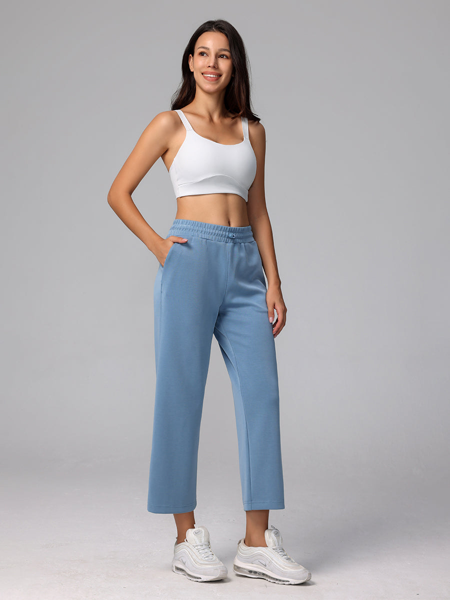 Cooling & Buttery Soft City Explorer Pants With Elastic Waistband & Pockets For Petites