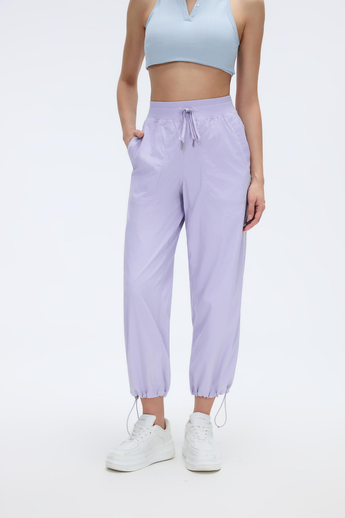2-In-1 Wrinkle-Free, Cooling & Stretchable Tummy Control Swap Pants With 4 Pockets - For Petities