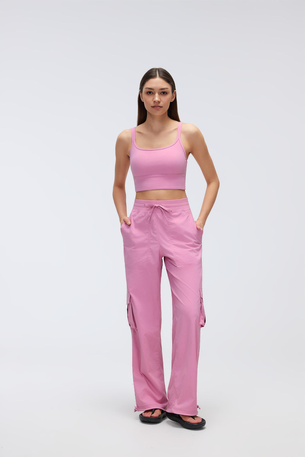 Stretchable Utility Travel Joggers With 6 Pockets