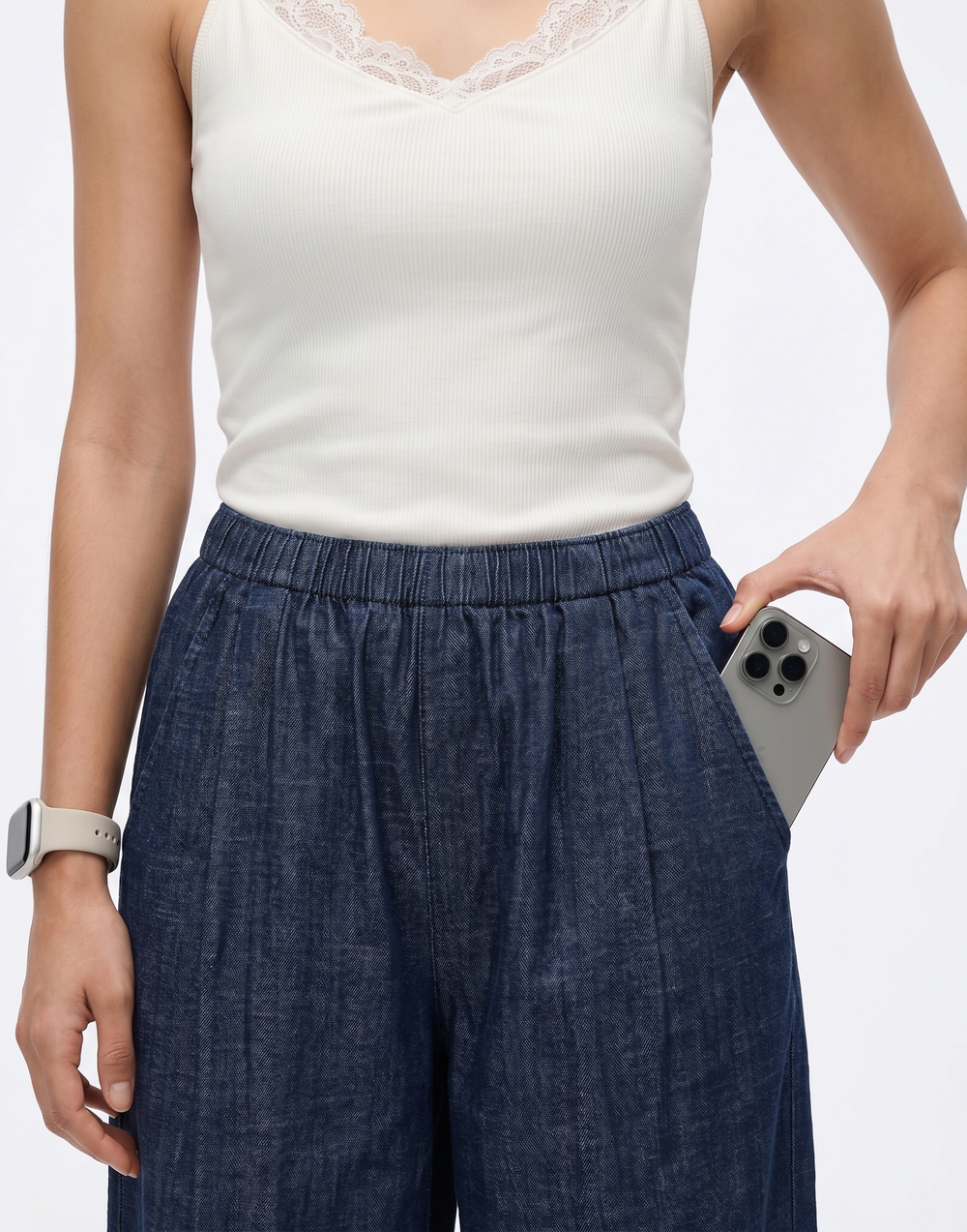 Cooling, Stretchy & Breathable Harmony Pants With Stretchy Waistband (2 Looks)