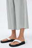 Wrinkle-Free, Stretchy & Breathable Flow Pants With Stretchy Waistband & Pockets - For Petites