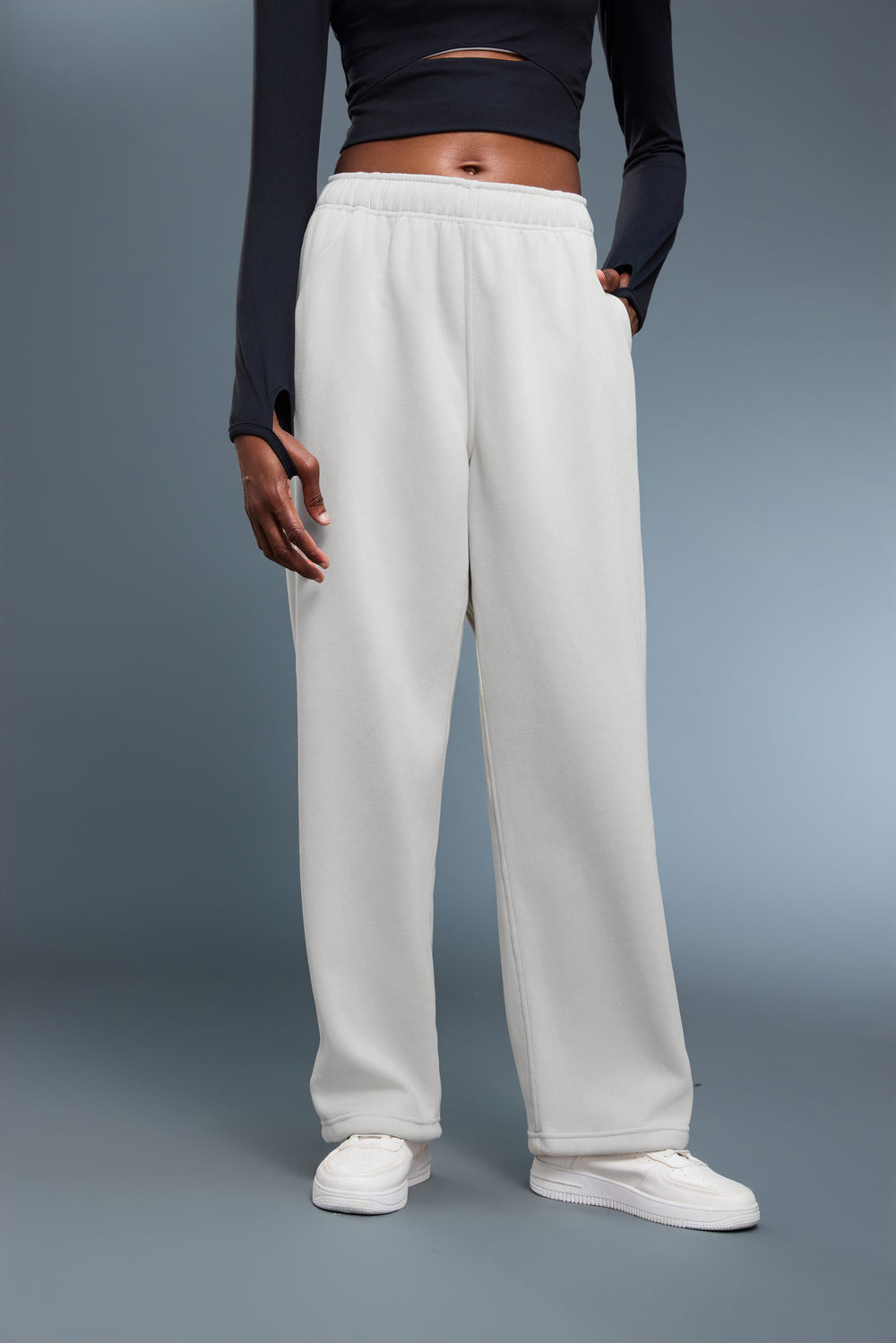 2-In-1 Heatflow Wrinkle-Free Thermal Pants With Adjustable Waistband & Pockets - For Cold Climate