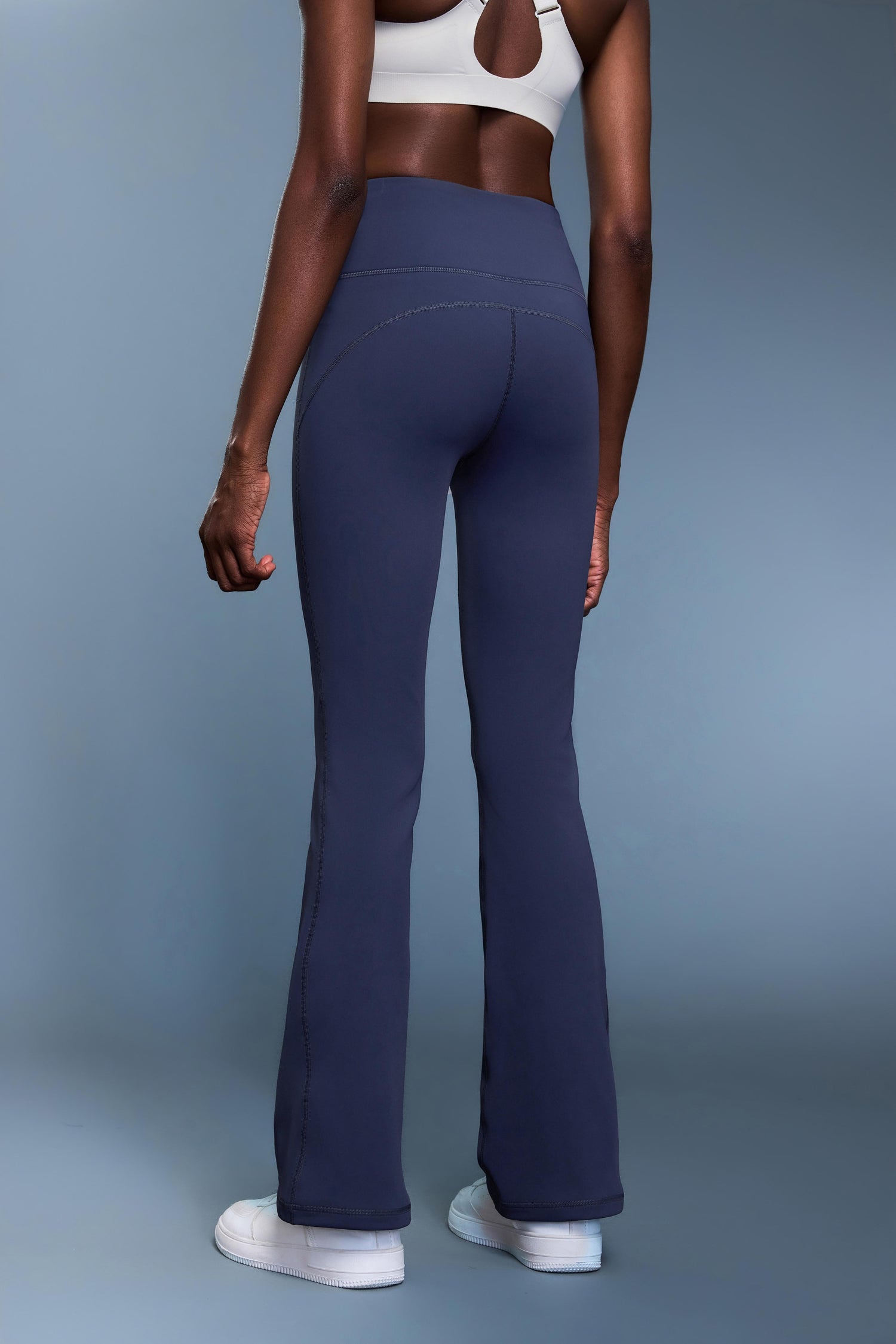 High-Waisted Camel-Toe Proof Thermal Flare Pants