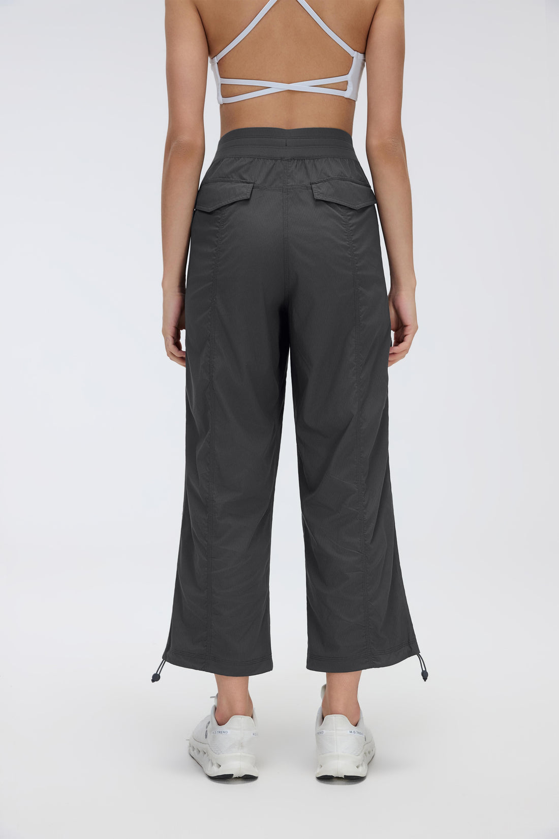 2-In-1 Wrinkle-Free, Cooling & Stretchable Tummy Control Swap Pants With 4 Pockets - For Petities