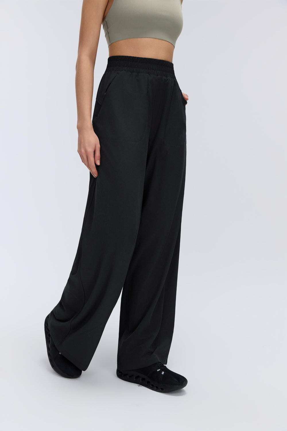 Wrinkle-Free, Cooling & Stretchable Cosmo Pants With Stretchy Waistband & Pockets