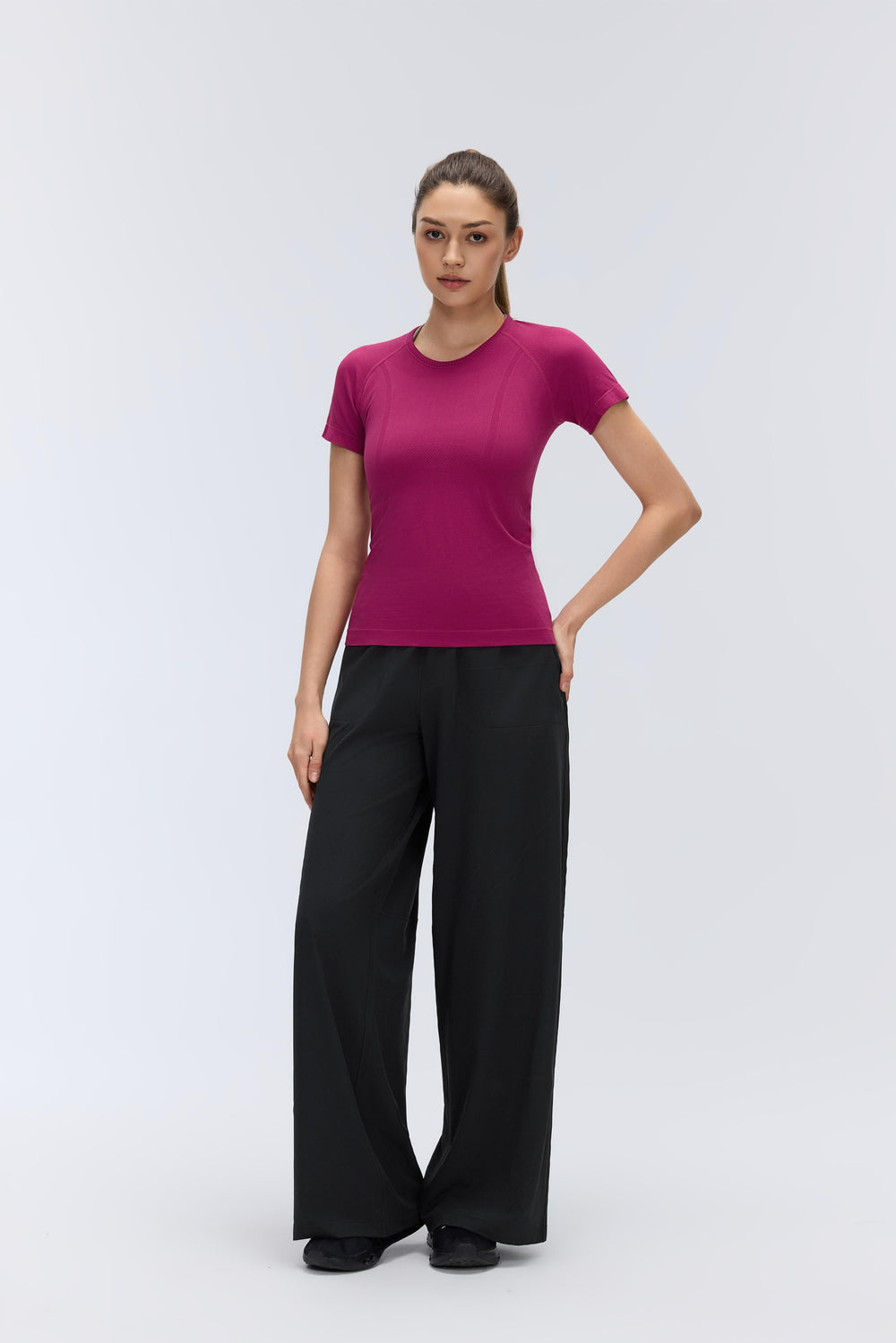 Wrinkle-Free, Cooling & Stretchable Cosmo Pants With Stretchy Waistband & Pockets