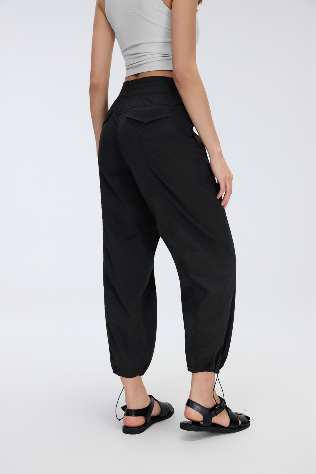 2-In-1 Wrinkle-Free, Cooling & Stretchable Tummy Control Swap Pants With 4 Pockets - For Petities