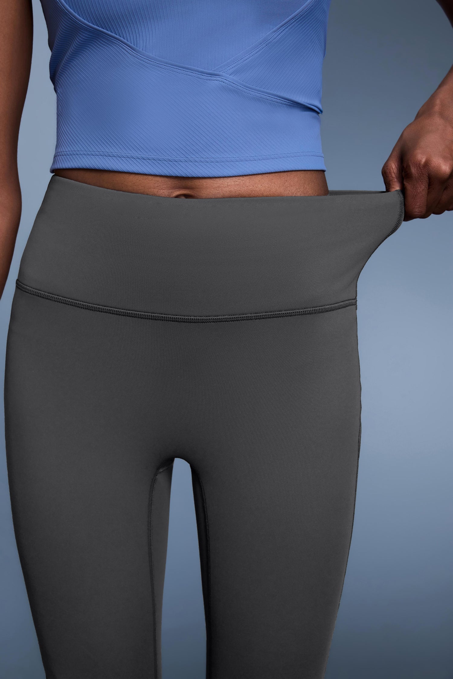 High-Waisted Camel-Toe Proof Thermal Flare Pants