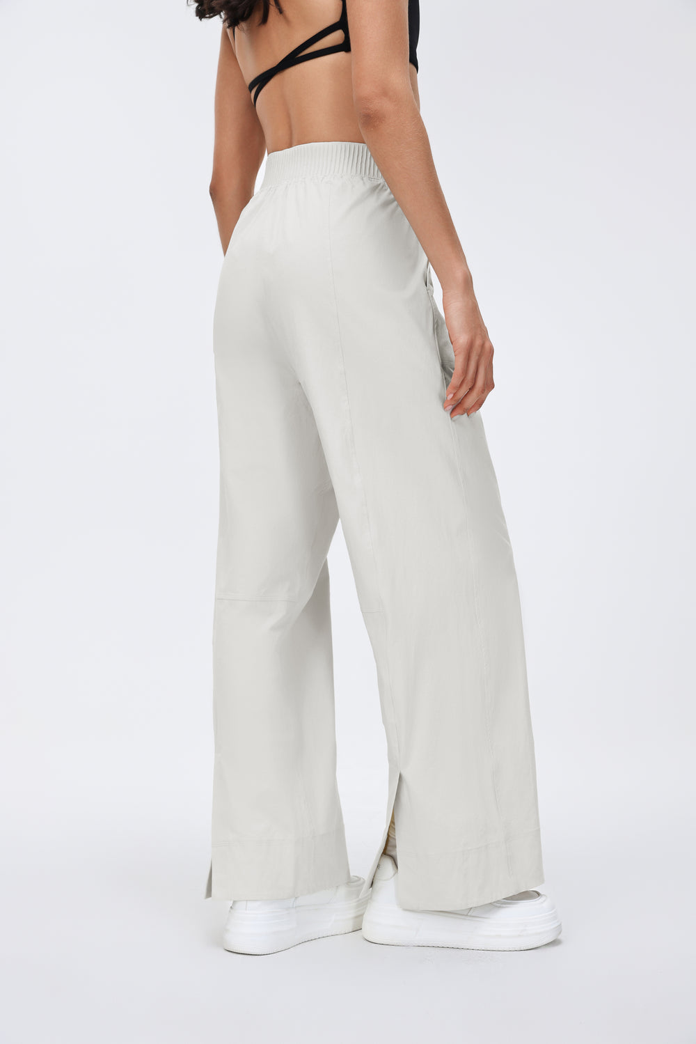 Wrinkle-Free, Cooling & Breathable FlexWork Pants With Stretchy High Waistband With Pockets