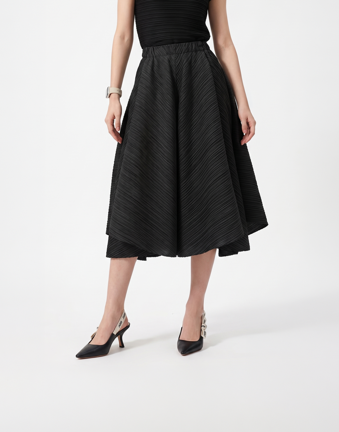 Wrinkle-Free, Cooling & Breathable With Stretchy Waistband Aspire Pleated Pants