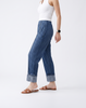 Wrinkle-Free, Cooling & Breathable Free Size Soho Pleated Denim Pants