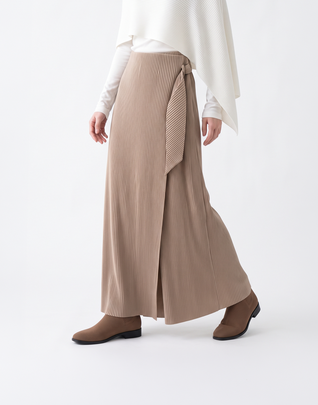 Wrinkle-Free, Breathable & Stretchy Free Size Pleated Hygge Pants