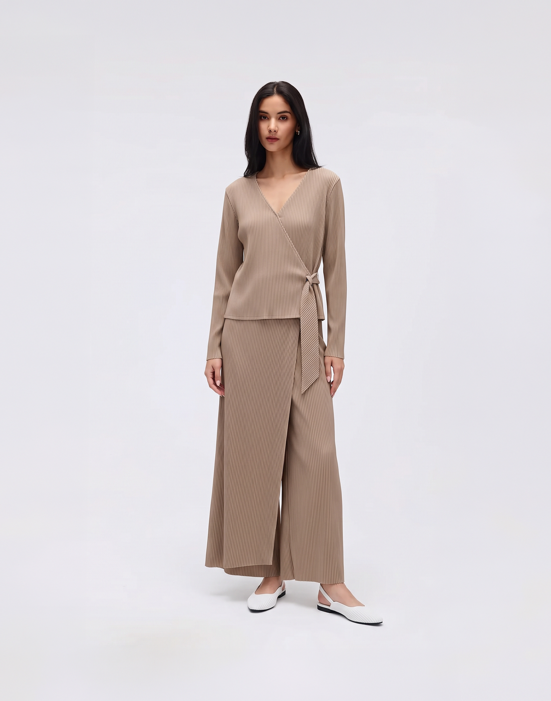 Wrinkle-Free, Breathable & Stretchy Free Size Pleated Hygge Pants