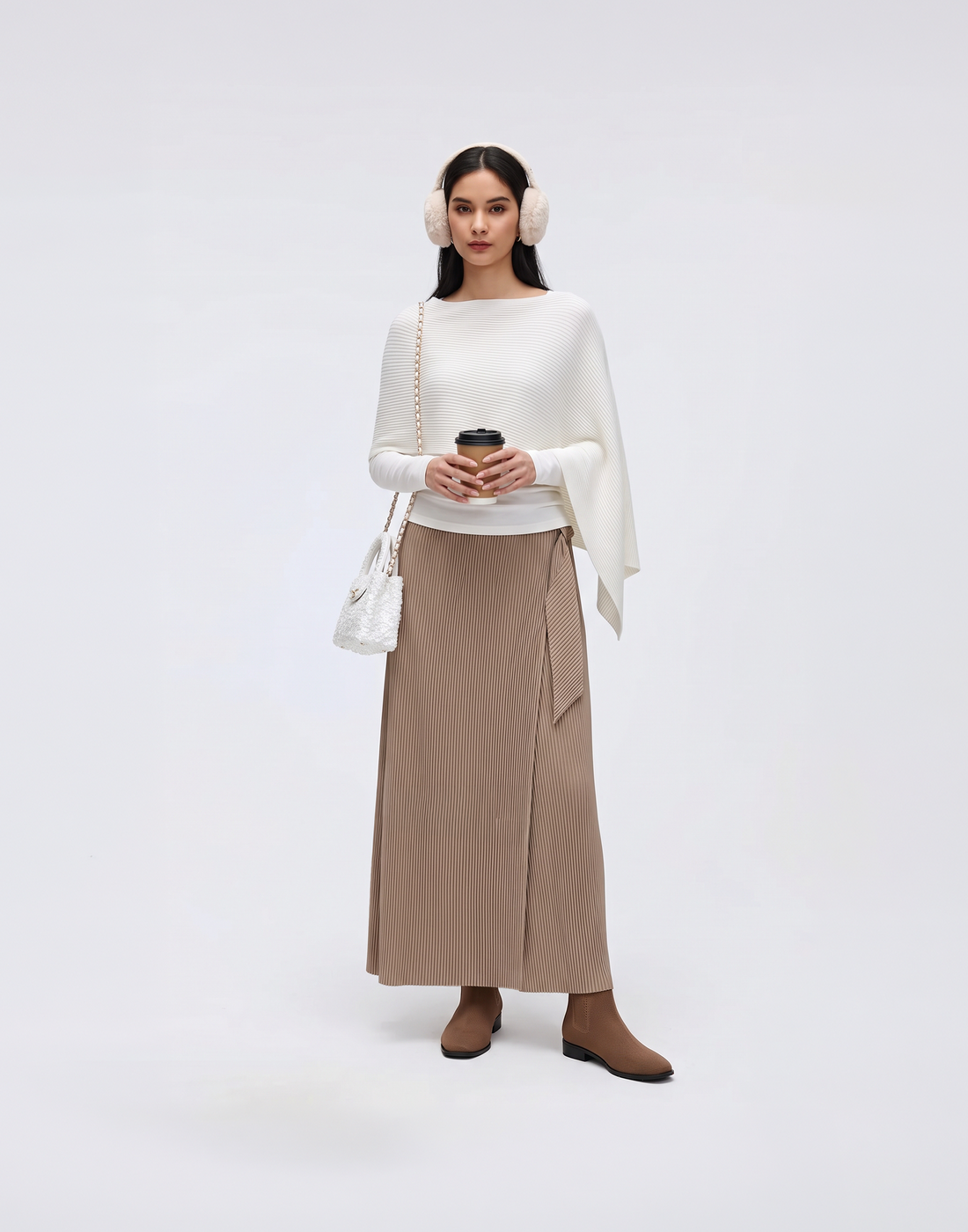 Wrinkle-Free, Breathable & Stretchy Free Size Pleated Hygge Pants