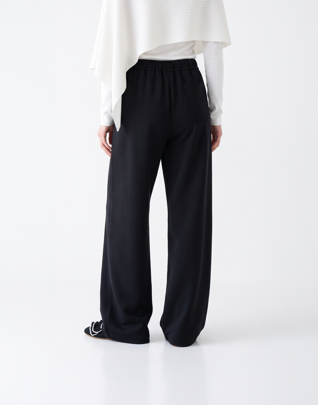Buttery Soft, Warm With Elastic Waistband Highland Wool Pants With Pockets