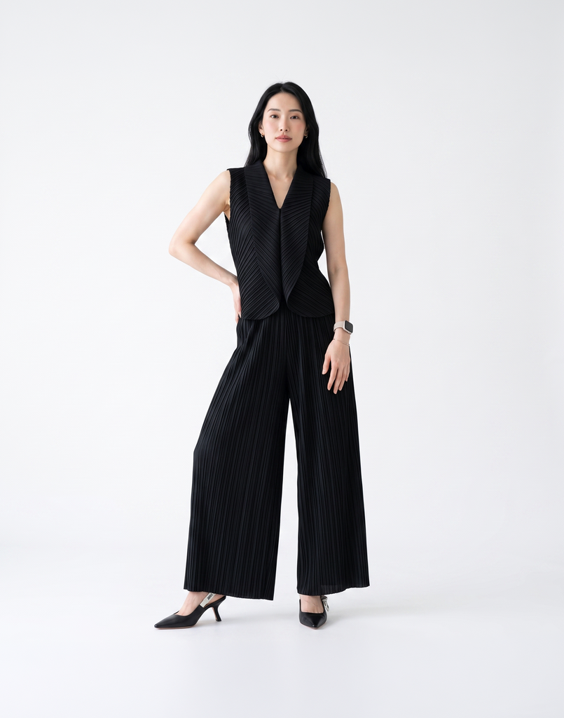 Wrinkle-Free, Cooling & Breathable With Stretchable Waistband Allure Pants With Pockets
