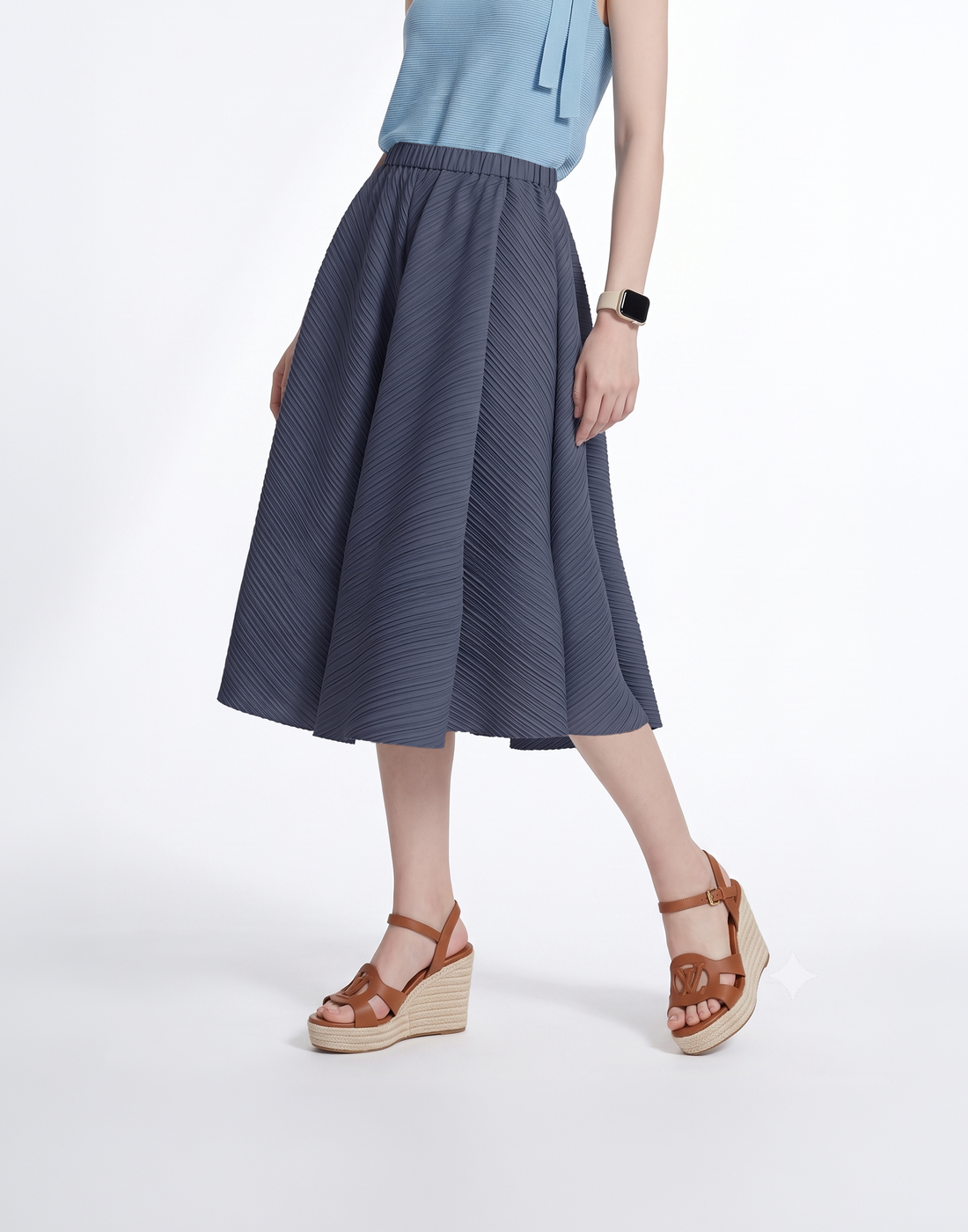 Wrinkle-Free, Cooling & Breathable With Stretchy Waistband Aspire Pleated Pants