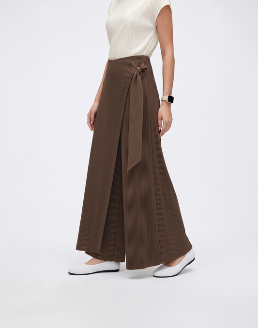 Wrinkle-Free, Breathable & Stretchy Free Size Pleated Hygge Pants