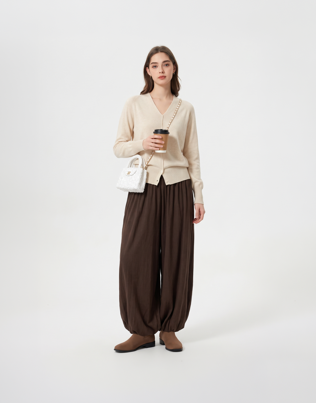 Warm, Buttery Soft & Stretchy With Tummy Covering Puff Pants - Cold Climates