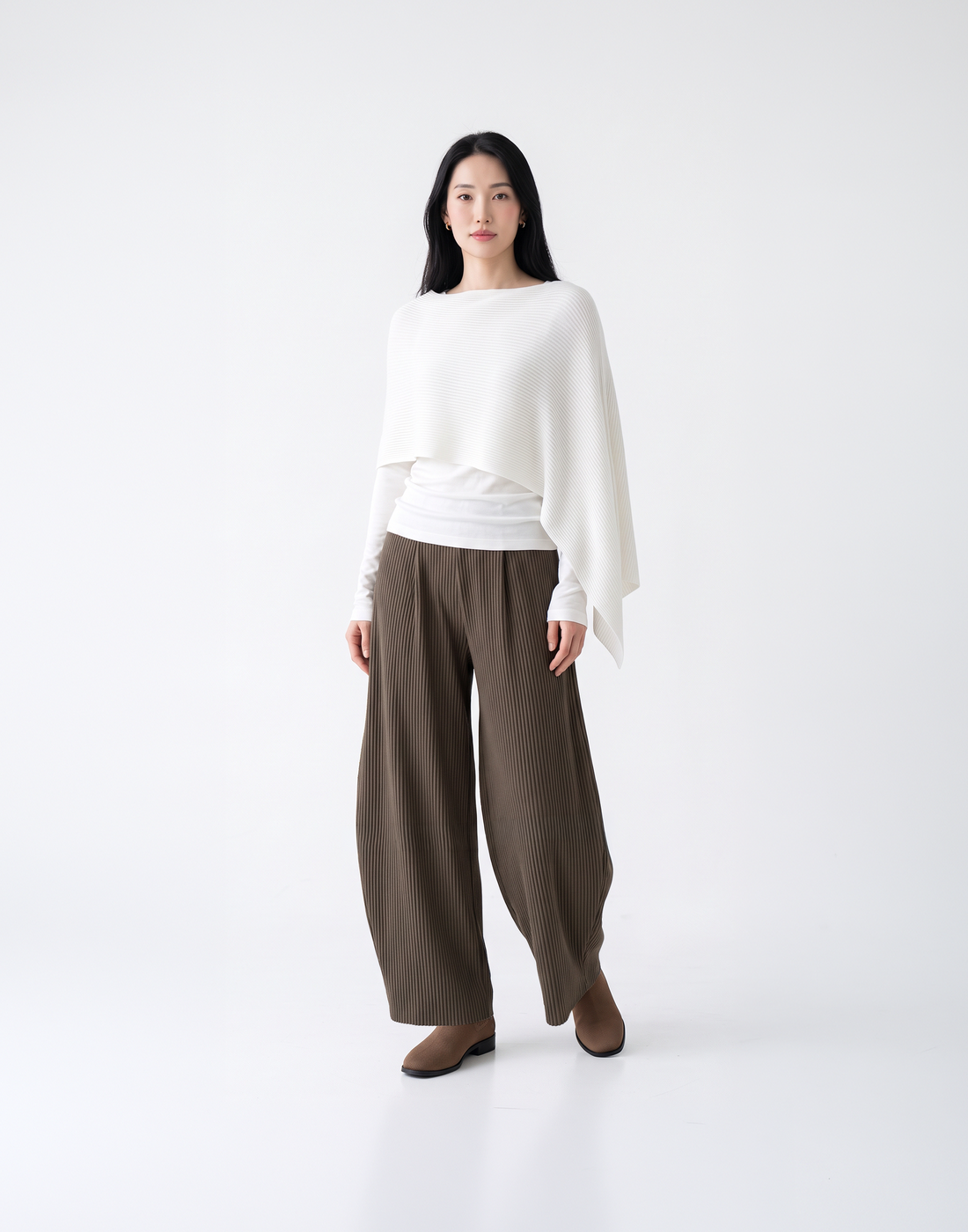 Wrinkle-Free, Cooling & Breathable Free Size Pleated Nola Pants