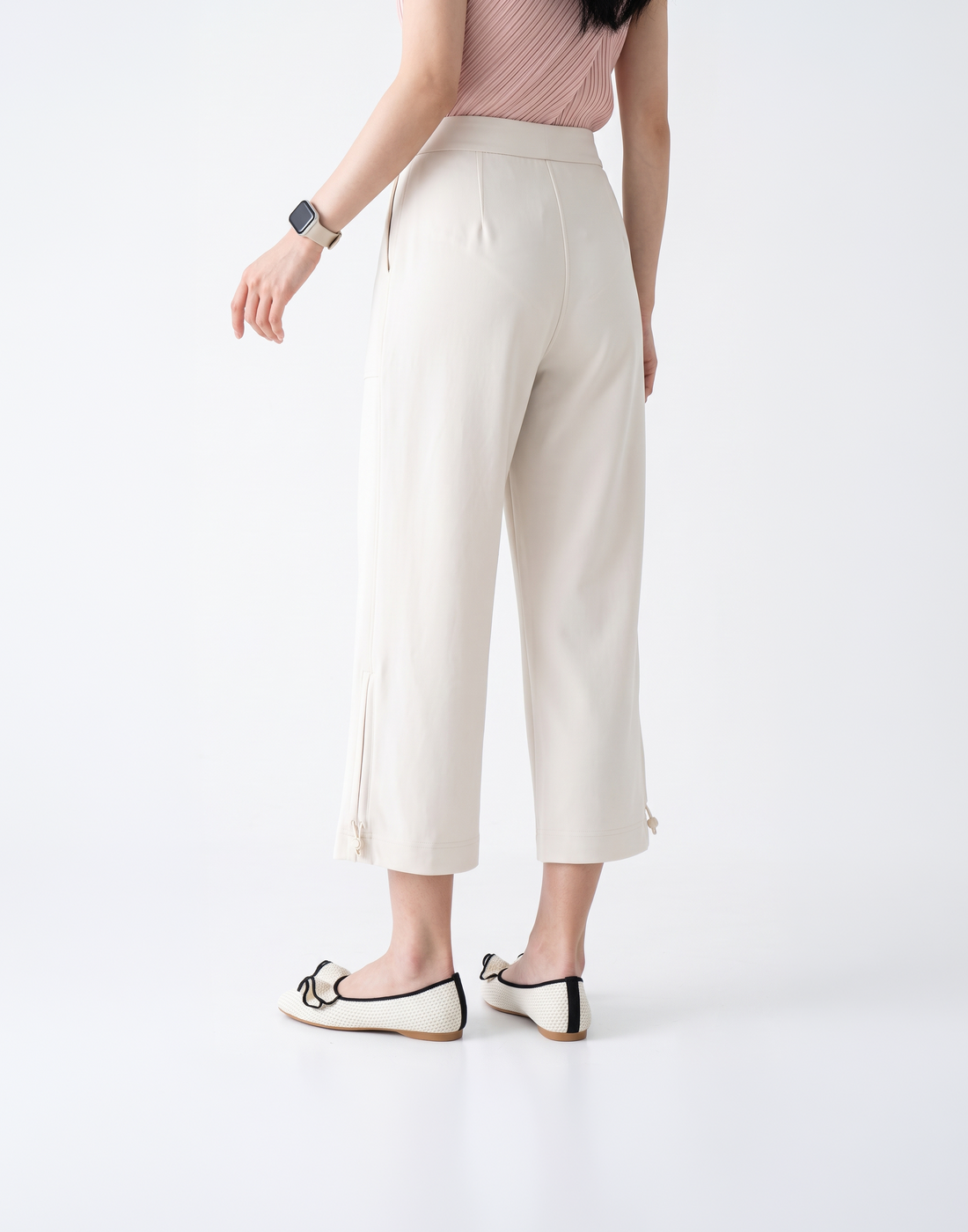 Wrinkle-Free, Butery Soft & Stretchy With Stretchy Waistband Arc Pants & Adjustable Hems