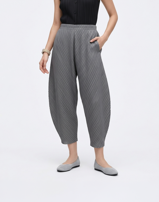 Wrinkle-Free, Cooling & Breathable Billow Pants With Elastic Waistband