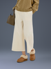 Wool Wrinkle-Free Haven Trousers With Elastic Waistband & Pockets - For Petites & Cold Climates