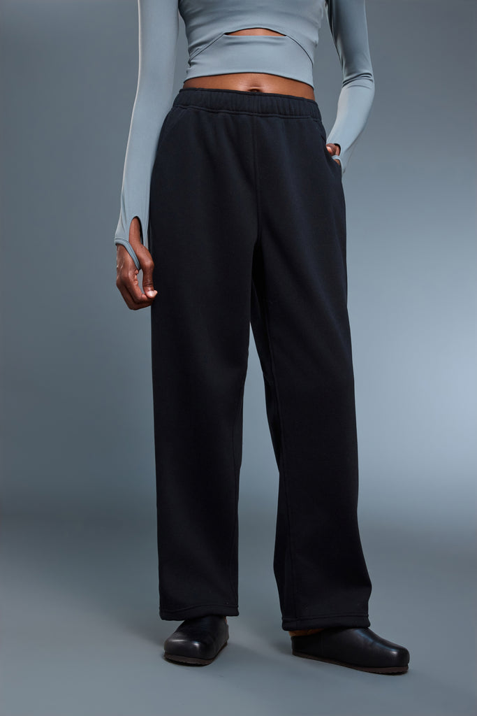 2-In-1 Heatflow Wrinkle-Free Thermal Pants With Adjustable Waistband & Pockets - For Cold Climate