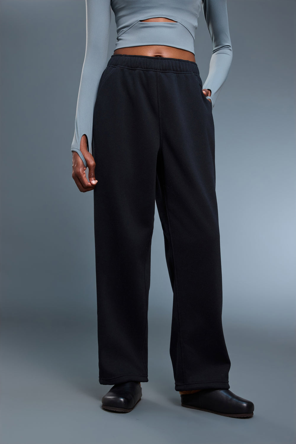 2-In-1 Heatflow Wrinkle-Free Thermal Pants With Adjustable Waistband & Pockets - For Cold Climate