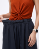 Cooling & Stretchy Air Balloon Pants With Elastic Waistband & Pockets