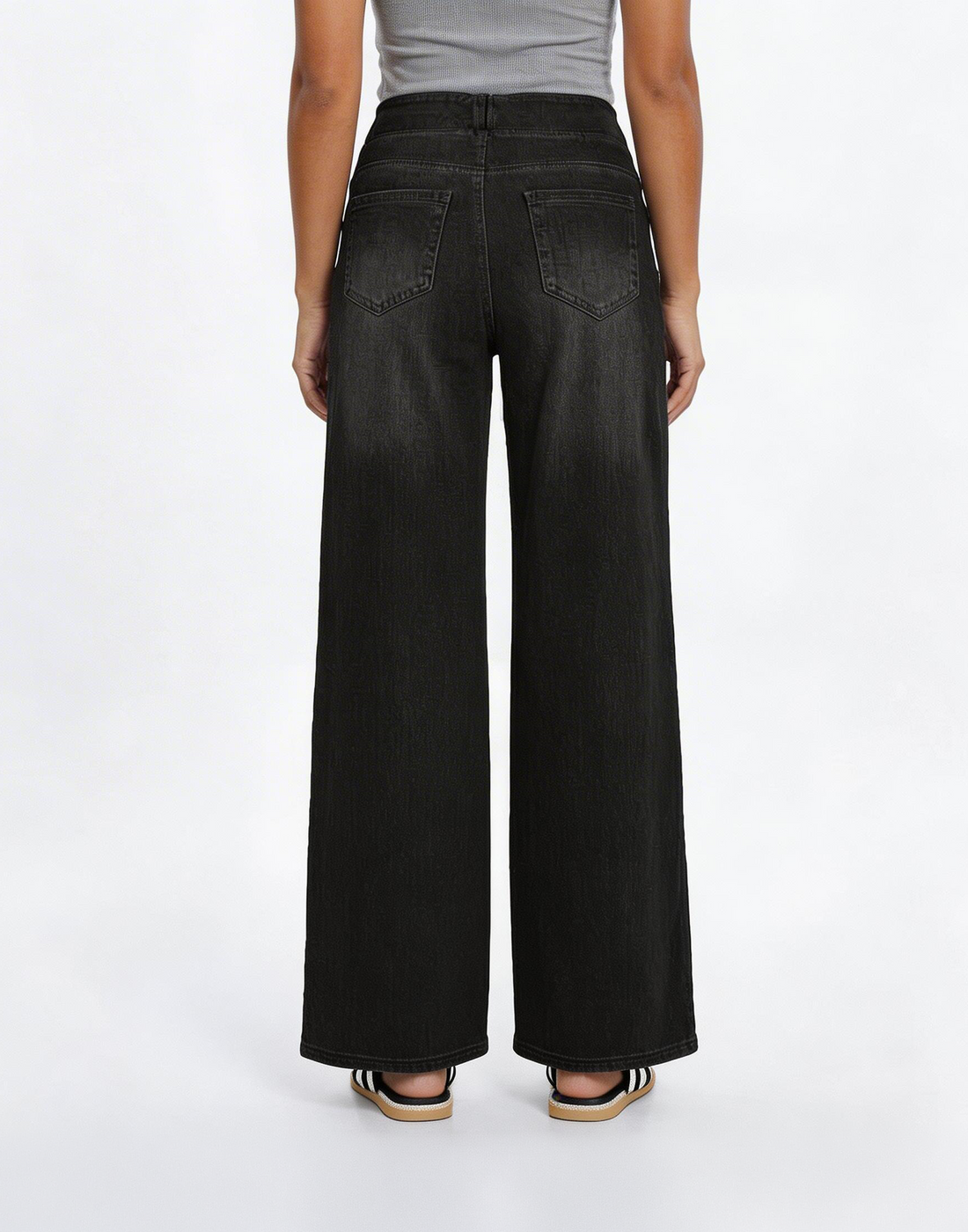Cooling, Buttery Soft & Stretchy With Tummy Control Wide-Leg Corecontrol Jeans
