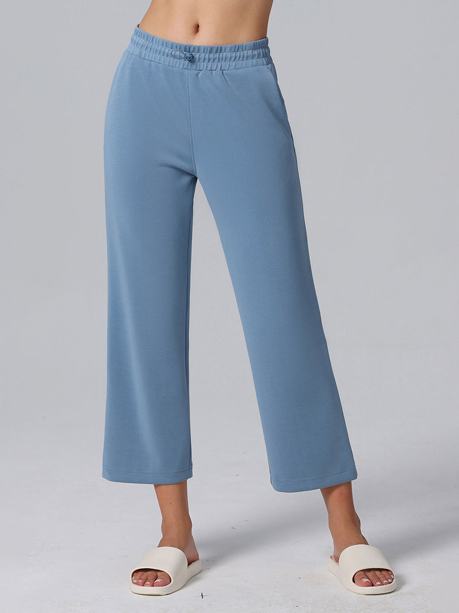 Cooling & Buttery Soft City Explorer Pants With Elastic Waistband & Pockets For Petites