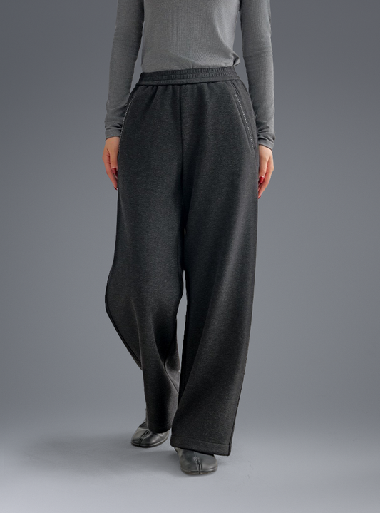 Buttery Soft Wool Evolve Pants With Elastic Waistband & Pockets - For Cold Climates
