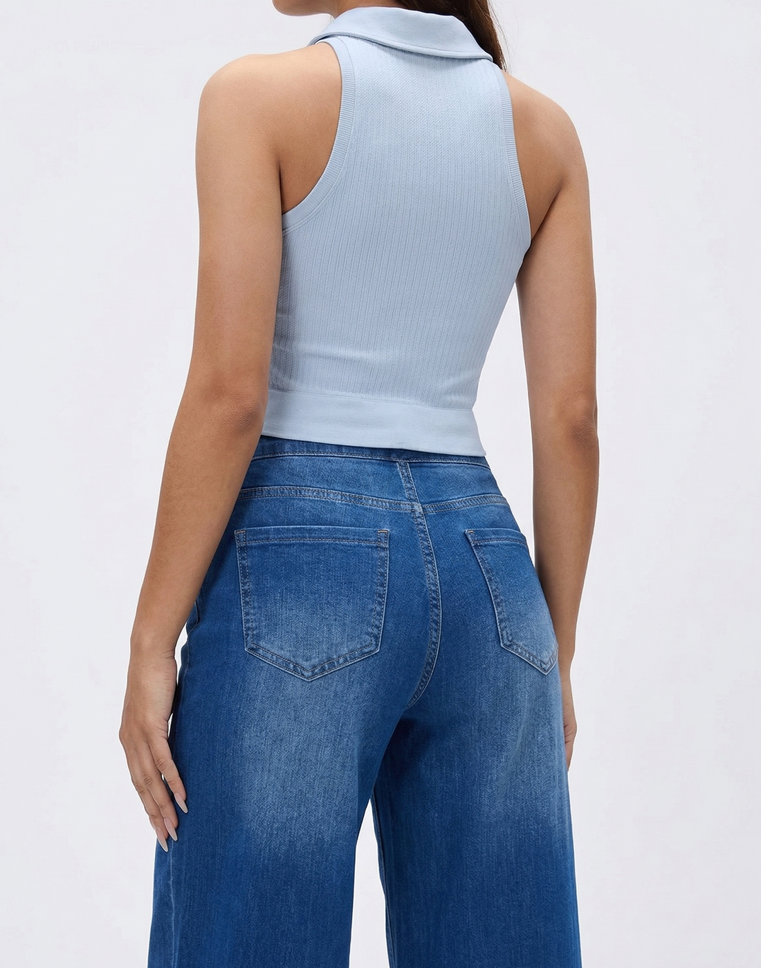 Cooling, Buttery Soft & Stretchy With Tummy Control Wide-Leg Corecontrol Jeans